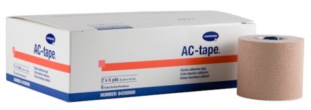 AC-tape 2" x 5 Yds Elastic Adhesive Tape, 6/Box