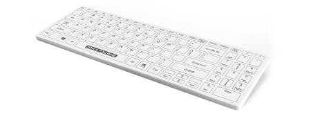 Man & Machine Fitted Drape for Its Cool Keyboard, White