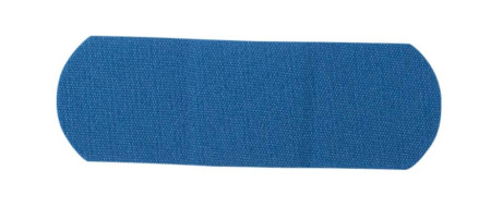 1" x 3" Blue Non-Metal Flexible Fabric Bandages, 1500/Case
