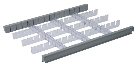 DETECTO® 3" Drawer Divider Set for RESCUE Cart