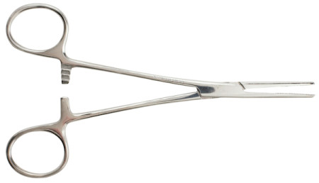 Hemostatic Kelly Forceps, Straight, 5-1/2"