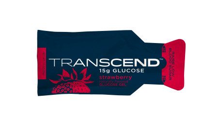 Transcend™ Strawberry Glucose Gel, 15 Gram Pack