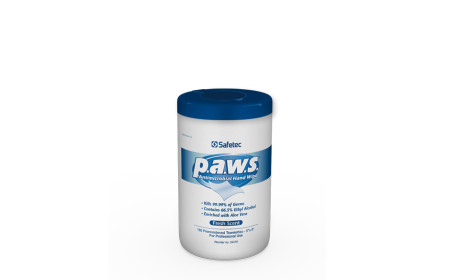 P.A.W.S. Personal Antimicrobial Wipe, 160/Can
