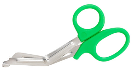 Para-Med Scissors, 7", Green