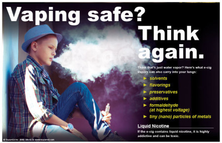 Vaping Safe? Poster 11" X 17"