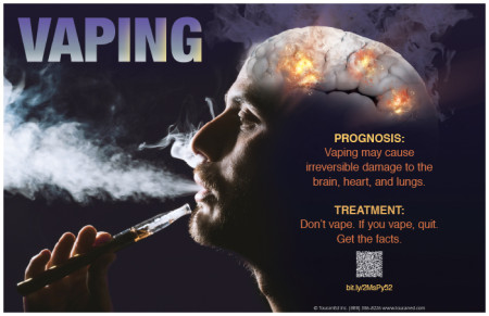 Vaping: Prognsois and Treatment Poster, 11" x 17"
