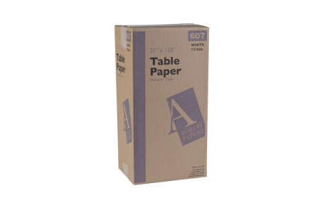 Table Paper Crepe 21" x 125' Case of 12 Rolls