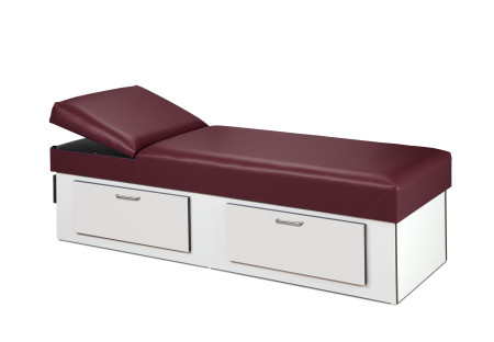 [$] Liana Recovery Couch with 2-Drawer Base, Adj. Headrest