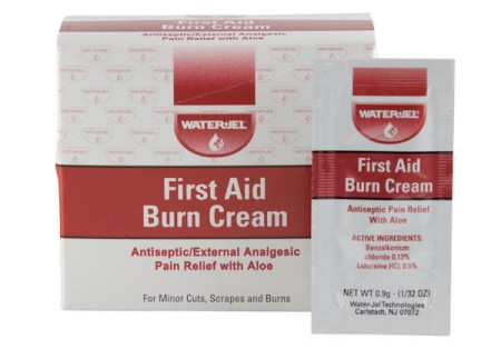 First Aid Cream w/Aloe Vera, 25 Foil Packs/Box