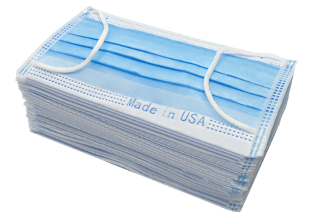 Strong ASTM Level 3 Surgical Masks, 50/Box