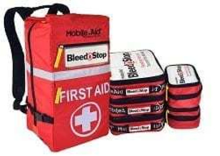 BleedStop Reflex 200 Bleeding Control Trauma Backpack Kit