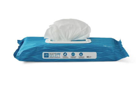 Ready Flush™ Fragrance-Free Flushable Wet Wipes, 48/pack