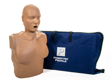 Prestan® Adult Female Manikin with CPR Feedback, Dark Skin