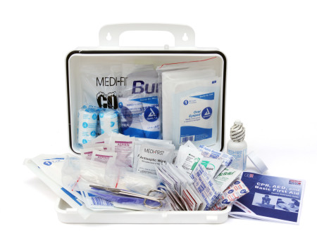 Complete 25-Person Plastic First Aid Kit