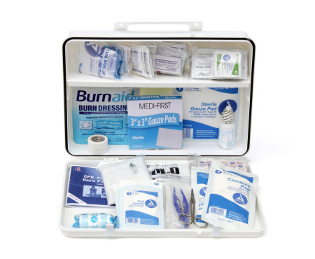 Complete 50-Person Plastic First Aid Kit