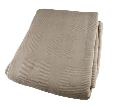 Beige Thermal Blanket, 66" x 90"