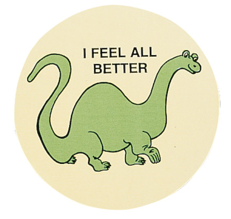 "I Feel All Better" Stickers, 500/Roll