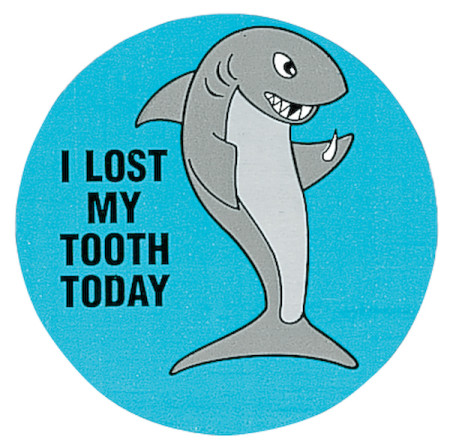"I Lost My Tooth Today" Stickers, 500/Roll