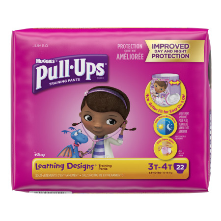 Huggies® Pull-Ups® Girls, 3T-4T, 20/Pack