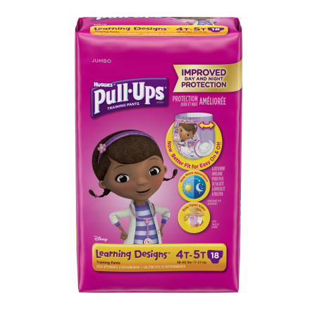 Huggies® Pull-Ups® Girls, 4T-5T, 17/Pack