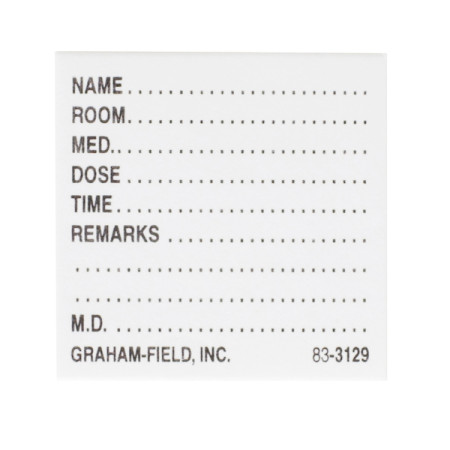 Medicine Cards, White 1-1/2" x 1-3/4", 500/Pack