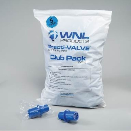 CPR Practi-Valve Training Valves, 55/Bag