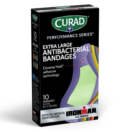 Curad Performance Series XL Bandages, 10/Box