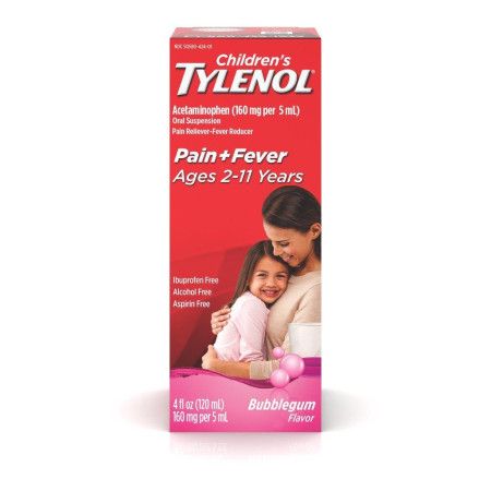 Tylenol® Children's Liquid, Bubblegum Flavor, 4 Oz.