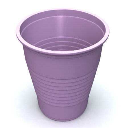 Economy Lavender 5oz Plastic Cups. 50 per sleeve