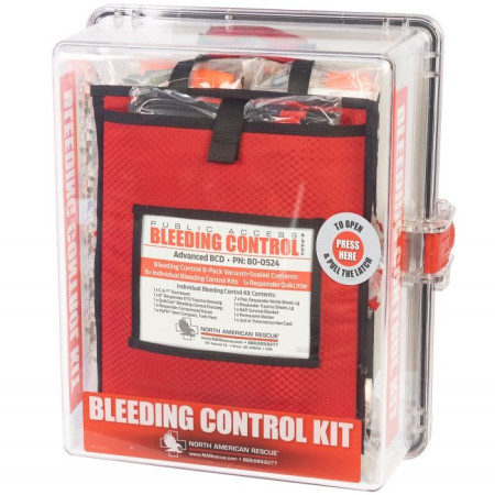 Public Access Bleeding Control Station, Advanced BCD, 8 Kits