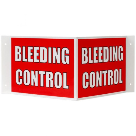 3- Way Bleeding Control Sign
