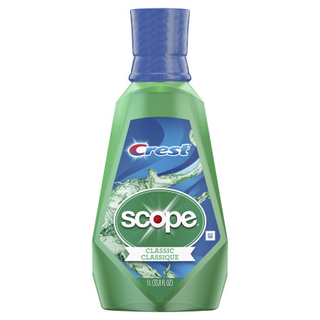 Crest® Scope Classic Mouthwash - Mint, 1 Liter