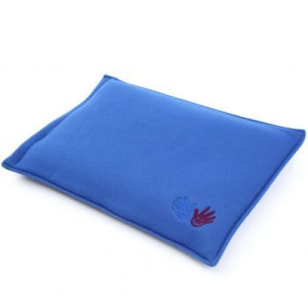 (Discontinued) Weighted Lap Pad Slipcover Smooth Blue, Small
