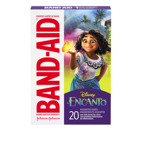 Band-Aid® Decorated Plastic Bandages, Encanto, 20/Box