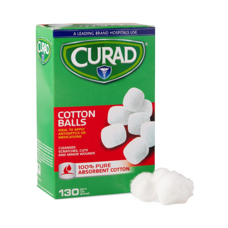 Sterile Cotton Balls, 130/Box