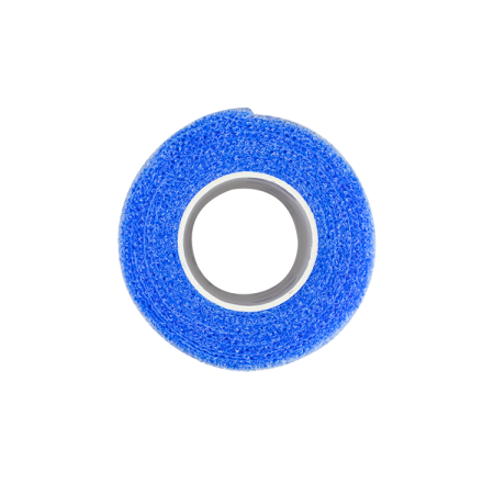 1" x 5 Yds Latex Free Economy Self Adherent Wrap, Blue
