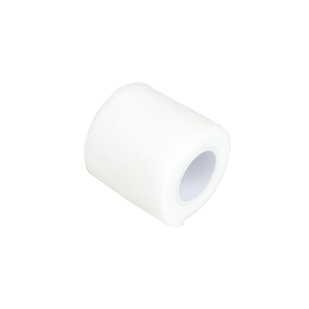 Economy 2" x 5 Yards Self-Adherent Wrap, White, Latex-Free