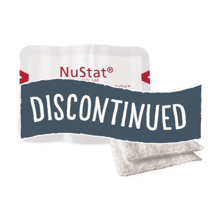 (Discontinued)NuStat® Hemostatic Dressing, 4" x 4",Pack of 2