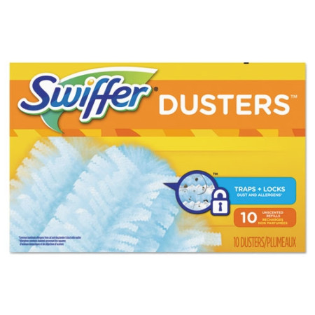 Swiffer® Refill Dusters, Unscented, 10 per box