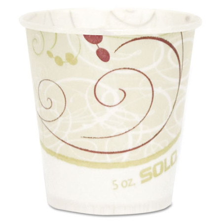 Solo® 5 Oz Heavy Duty Flat Bottom Paper Cups, 100/Tube