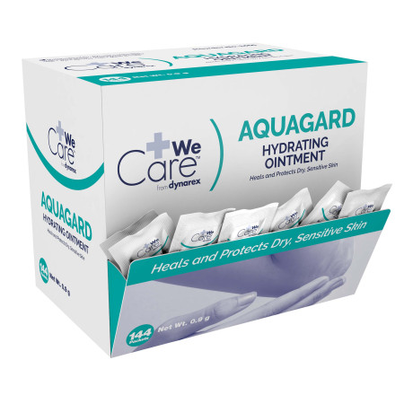Dynarex AQUAGARD Hydrating Ointment, 0.9G Packets, 144/box