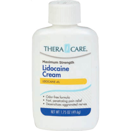 Thera Care® Lidocaine Cream Maximum Strength, 1.75 oz.