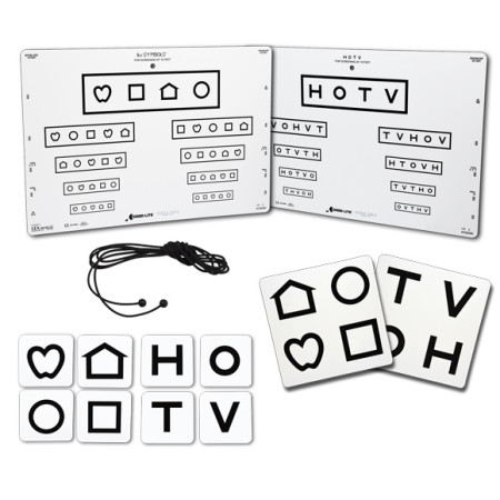 LEA Symbols® and HOTV VIC Chart, 10-Feet