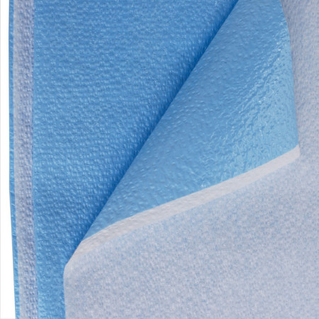 Drape Sheet, Blue, Poly/Tissue 40" x 72", 50/Case