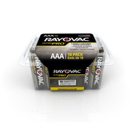 Rayovac® "AAA" Alkaline Batteries, 18/Pack