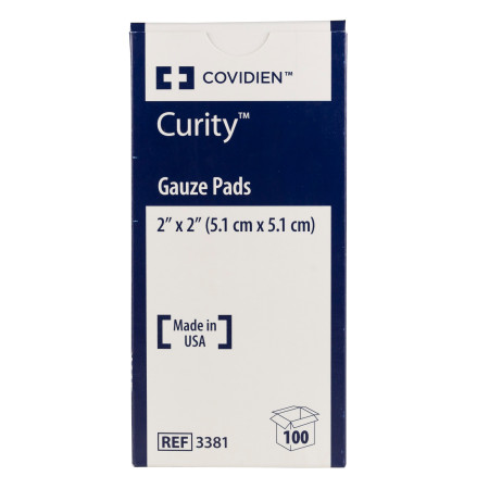Curity Sterile 2" x 2" Gauze Pads, 100/Box