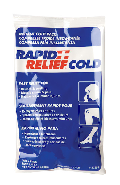 Rapid Relief® Instant Cold Packs 24/Case