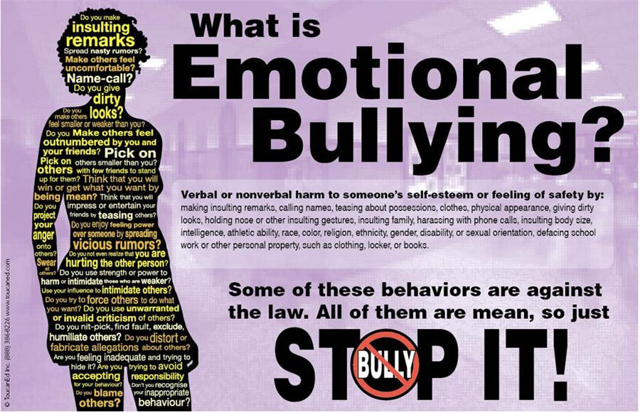 Macgill Emotional Bullying Poster Posters Educational.