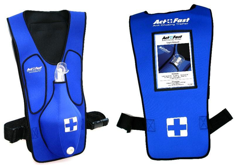 Macgill Anti Choking Blue Trainer Vest Cpr Training Manikins Respiratory Cpr Shop