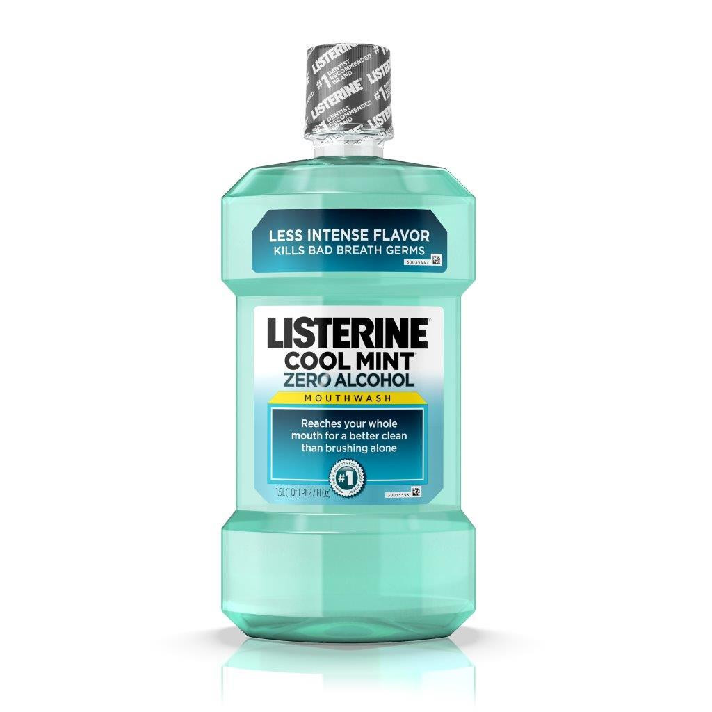 MacGill  Listerine Mouthwash Zero, Alcohol-Free, 1.5 Liter